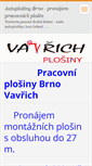 Mobile Screenshot of brnoplosina.cz